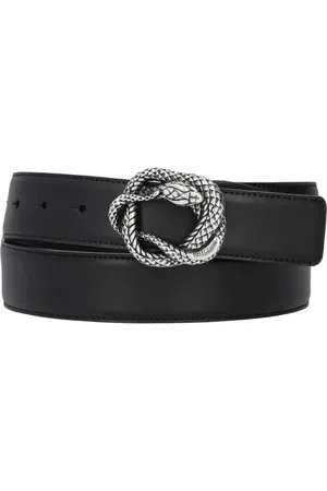Roberto Cavalli Snake-buckle belt