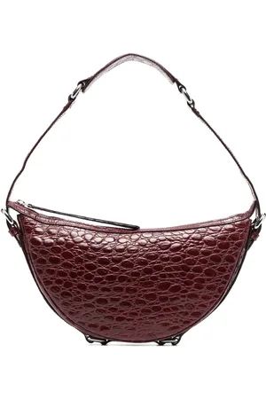 By Far Croco-embossed detail shoulder bag