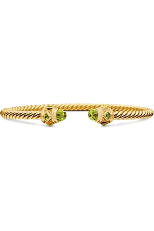 David Yurman 18kt yellow Renaissance Cablespira bracelet (3.5mm)