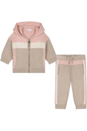 Chloé Logo-embroidered hooded tracksuit set