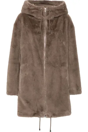 P.A.R.O.S.H. Faux-fur hooded coat