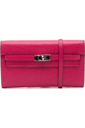 Hermès 2022 Chevre Mysore Kelly To Go Wallet crossbody bag