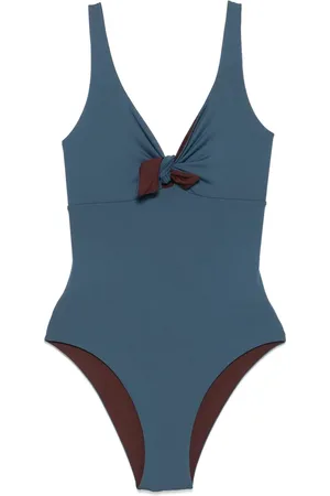FISICO Draped-detailing swimsuit
