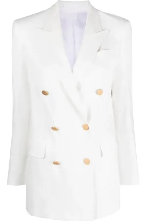 TAGLIATORE Double-breasted peak-lapel blazer