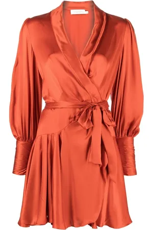 ZIMMERMANN Silk wrap minidress