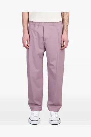A PAPER KID Pleat-detail trousers