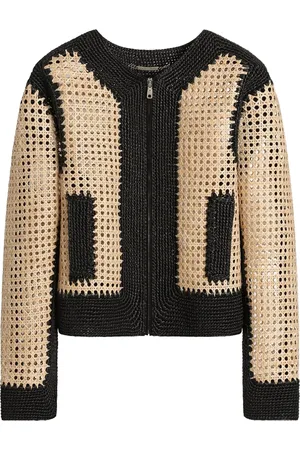 Dolce & Gabbana Interwoven-raffia jacket