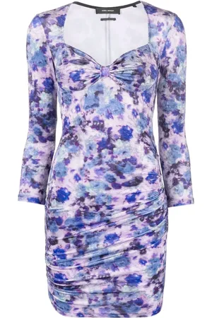 Isabel Marant Floral-print ruched minidress