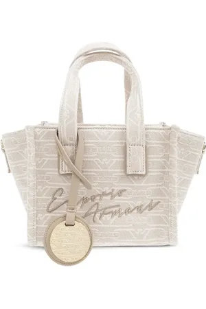 Emporio Armani Logo-embroidered tote bag