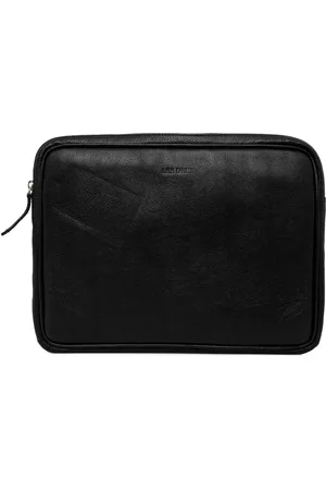 Les Deux Sleek leather laptop bag