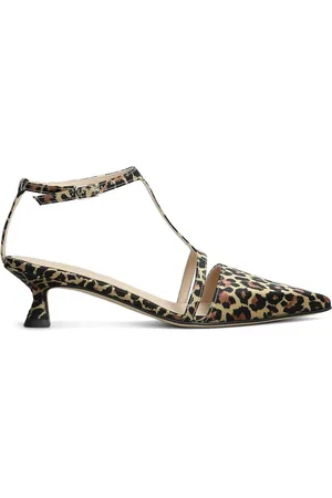 ANNA F. 55mm leopard-print pumps