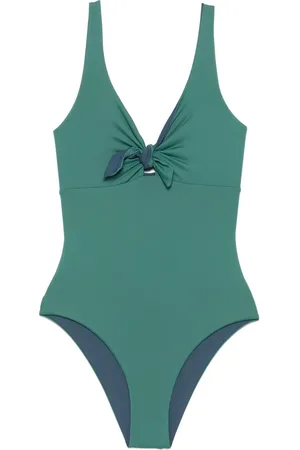 FISICO Draped-detailed swimsuit