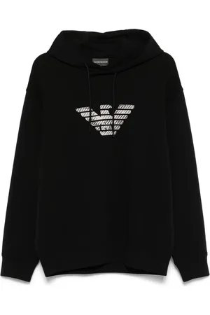 Emporio Armani Logo-embroidered hoodie