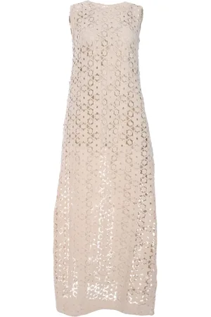 ALOHAS Arum lace midi dress
