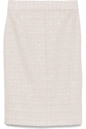 Emporio Armani Tweed midi skirt