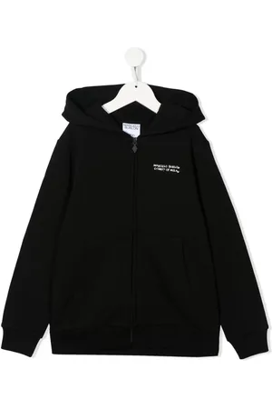 MARCELO BURLON Logo embroidered hoodie