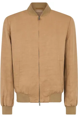 Boglioli Baseball-collar bomber jacket