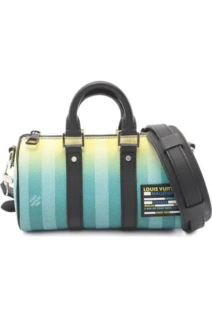 LOUIS VUITTON 2021s XS Keepall Damier Stripe two-way handbag
