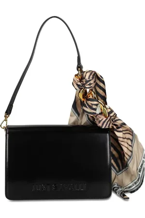 Roberto Cavalli Embossed-logo shoulder bag