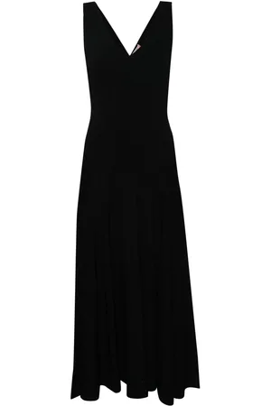 Twin-Set Knitted pleated maxi dress