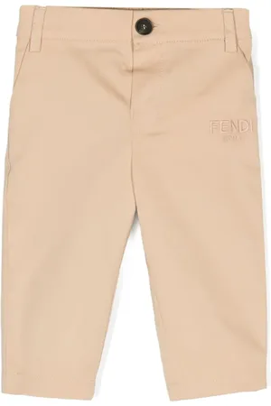 Fendi Logo-embroidered trousers