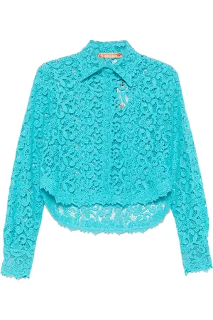 ERMANNO SCERVINO Floral-lace shirt