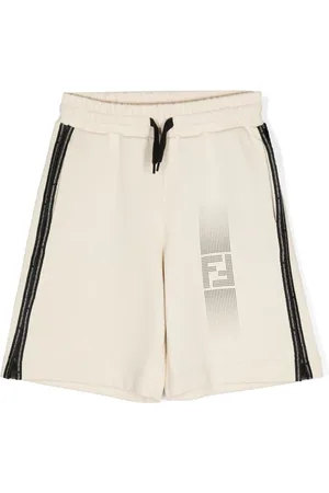 Fendi Logo-print drawstring track shorts