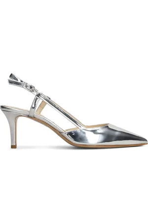 Fabio Rusconi 70mm metallic slingback pumps
