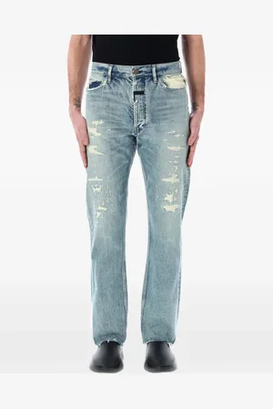 FEAR OF GOD Ripped-detailing jeans