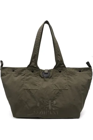 C.P. Company Logo-embroidered tote bag