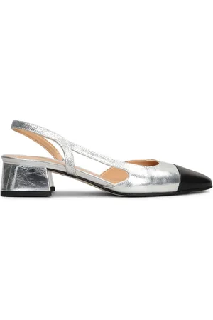 Julie Dee 45mm leather pumps
