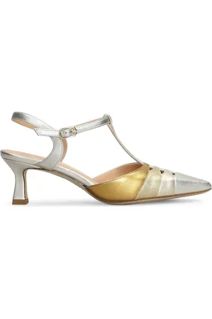 Julie Dee 55mm leather pumps