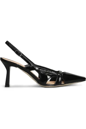 Julie Dee 80mm leather pumps