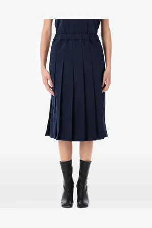 Comme des Garçons Pleated midi skirt