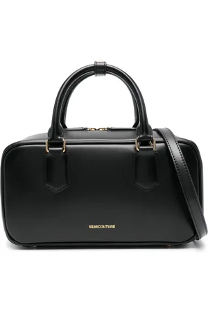 SEMICOUTURE Logo-debossed tote bag