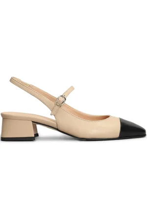 Julie Dee 45mm leather pumps