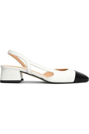 Julie Dee 45mm leather pumps