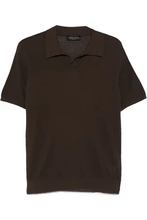 Roberto Collina Waffle-knit polo shirt