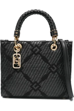 Elisabetta Franchi Small jacquard tote bag