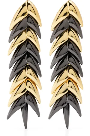 BEVZA Burned Spikelet earrings