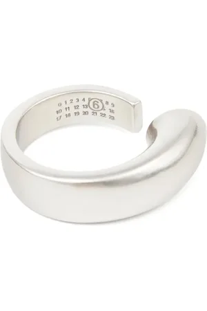 Maison Margiela Asymmetrical open-top brass ring