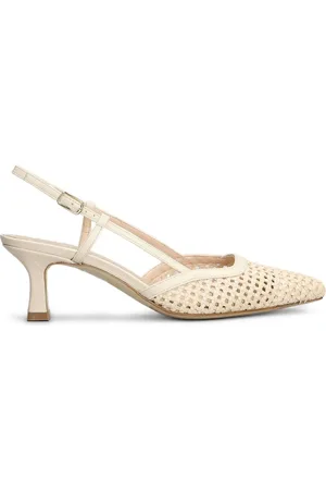 Julie Dee 65mm woven pumps