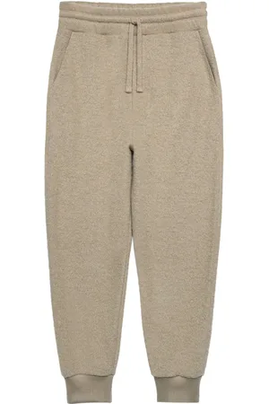 Ami Drawstring wool-blend track pants