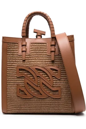 Casadei Baurivage woven tote bag