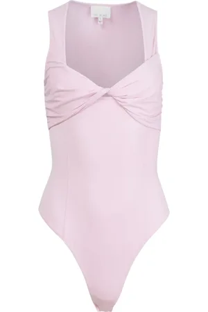 FLEUR DU MAL Twist-detail bodysuit