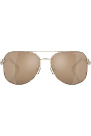 Michael Kors Pilot-frame mirrored sunglasses