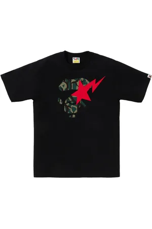 A Bathing Ape Camo Face Star T-shirt