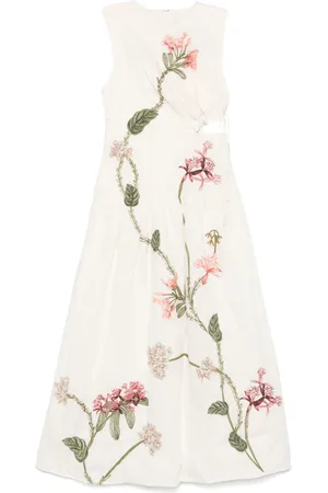 Agua by Agua Bendita Otoño Orquidea maxi dress