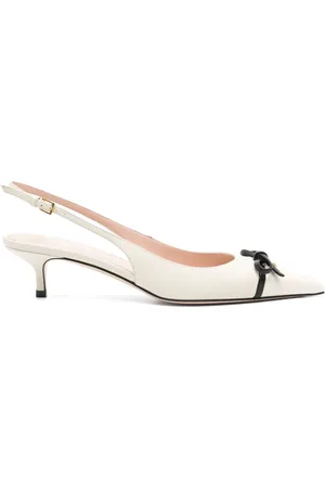 VALENTINO GARAVANI 45mm bow-embellished slingback pumps
