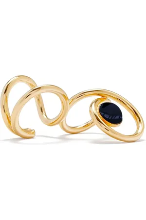 Destree Louise Double inset-gemstone ring